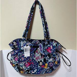 Vera Bradley Disney Mickey’s Whimsical Paisley Iconic Glenna Satchel NWT